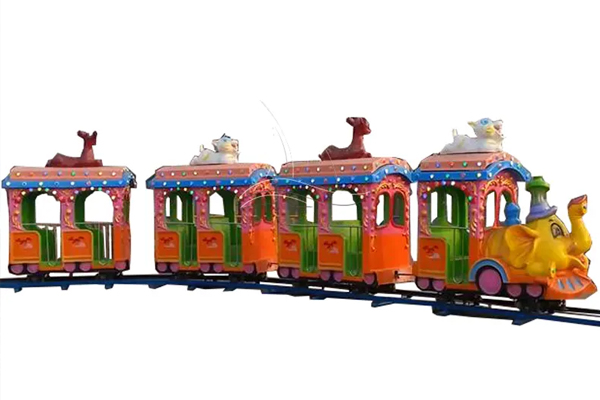 elephant kids carnival track train