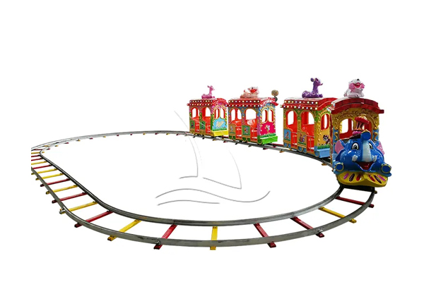 elephant track train for carnival