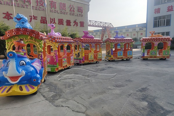 mall trackless train price
