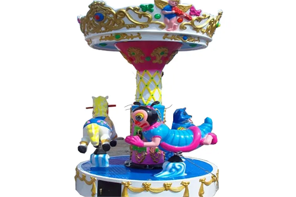 3-seater coin-operated carousel for sale