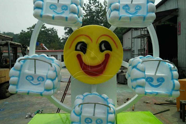 Smiley-themed ferris wheel for sale