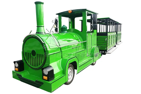 electric trackless train for amusement park