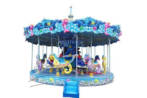 ocean themed merry go round foramusement park