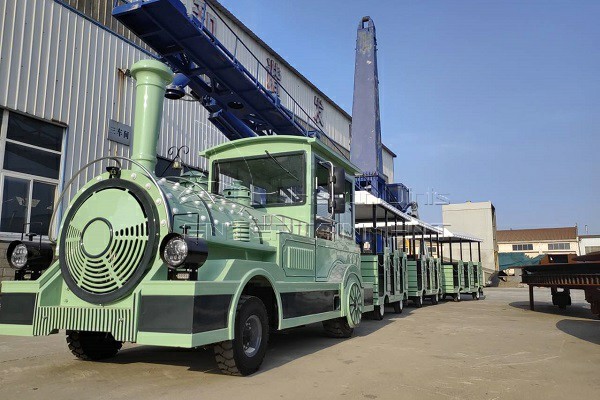 Customized Green Electric Trackless Train for Sightseeing