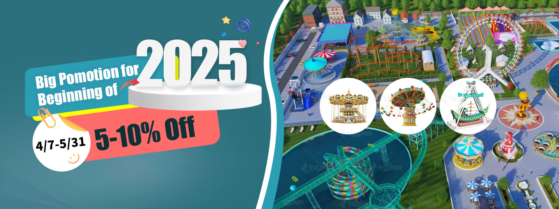 Buy Carnival Rides at 5-10% Off